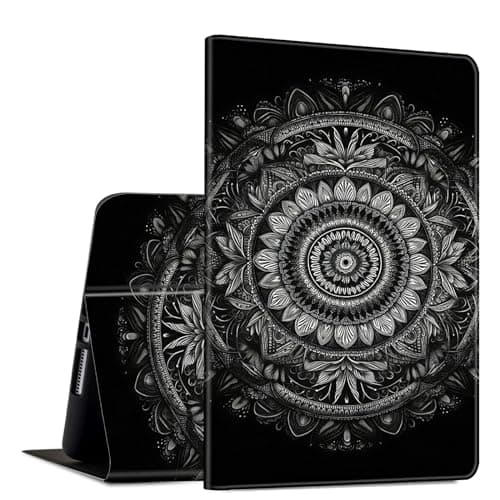 DHYYDSQZ for iPad Air 11 Inch Case M2 2024 for iPad Air 6th Generation/iPad Air 5th Generation 2022 /Air 4th 2020 10.9 Inch Case Slim PU Leather Stand Smart Cover with Auto Wake/Sleep,Art Mandala