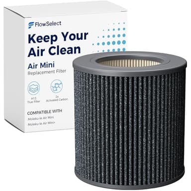 1 Pack Air Mini Peco-HEPA Replacement Filter Compatible with Moleku-le Tri-Power Air Mini and Air Mini + Air Purifiers, 3-in-1 High-Efficiency Replacement Filter