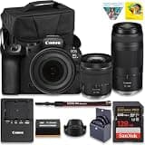 Canon EOS R6 Mark III Mirrorless Camera | USA Model | with RF 24-105mm f/4-7.1 is STM + RF 75-300mm f/4-5.6 Lens | Full-Frame RF Camera, 4K Video Weddings, Events & Creators + 128GB Card + Camera Case