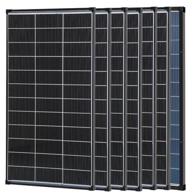1200 Watt Solar Panel, 6 PCS 200W N-Type 16BB 12V Solar Panels with 25.6% High Efficiency, IP68 Waterproof & 25-Year Long-Lasting, for RV, Van, Marine, Camper, Rooftop, Off-Grid, Bifacial (200W-6pcs)