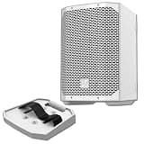 Everse 8 8" 2-Way Battery-Powered PA Speaker (White) with Everse 8 Tray (White)