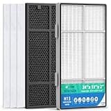 101076CH Replacement Filter Compatible with Amway Atmosphere Air Purifiers, 5-Piece Maintenance Kit with 1 H13 True HEPA, 1 Odor-Absorbing Carbon & 3 Pre-filters, Replaces 101076, 118040