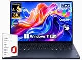 Lenovo Yoga Slim 7X AI Laptop, 14.5" 3K OLED Touchscreen 90Hz 1000 nits, Snapdragon X Elite, 12-Core, 16 GB LPDDR5X, 1 TB SSD, Copilot+ PC, WiFi 7, Backlit, Windows 11 Pro, Cosmic Blue