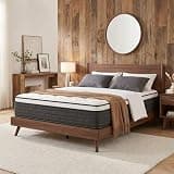 Full Size Mattress 10 Inch in a Box, Hybrid Mattresses Full Bed Fiberglass Free, Memory Foam and Individual Pocket Springs