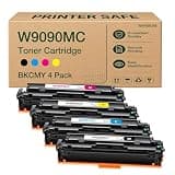 lenvalora W9090MC W9091MC W9092MC W9093MC Toner Cartridges Replacement for HP Color LaserJet Managed E45028dn MFP E47528f Printer, High Yield BKCMY, 4 Pack