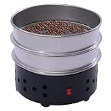 Pazcii Coffee Bean Cooler, 1.3 lb Electric Coffee Cooling Tray with Stainless Steel Mesh, Rapid Bean Cooling Machine for Home Coffee Roasting