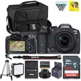 Canon EOS R7 Mirrorless Camera with RF-S 18-150mm f/3.5-6.3 is STM Lens | 32.5 MP Image Quality, 4K 60p Video, DIGIC X Image Processor, Dual Pixel CMOS AF, Professional + 128GB Card + Camera Case