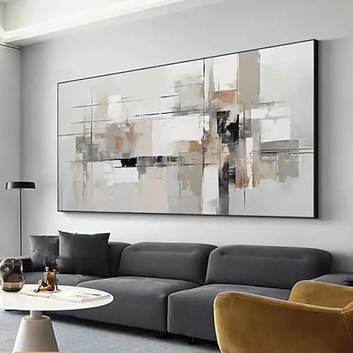 AOXUBI Large Decorative Painting Living Room Wall Art Canvas Painting Modern Abstract Print Vintage Wall Pictures Bedroom 70x170cm/28x67in
