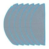 FBUGZENQN Compatible for ILIFE,V20 /Compatible for Vyzzle,D10 /Compatible for Laresar,L10 /Vacuum Cleaner Mop Cloth Kit Accessories(6pcs)