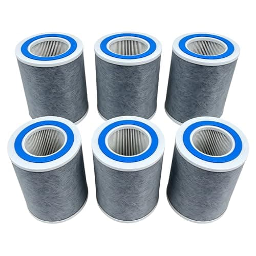 Struggling 6 Pack HP102 Replacement Filter Compatible with Shark Air Purifier HP100, HP101, HP132, HP152, HP153, HP102PET and 3-in-1 Models HC450 HC451 HC452 HC455, Part # HE1FKPET, HE1FKBAS 