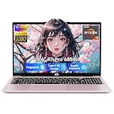 NIMO 15.6" Light-Gaming-Laptop, 8 Cores AMD Ryzen 7 Pro 6850U 16GB RAM 512GB SSD (Beat i7-1360P Up to 4.7GHz) Radeon 680M 100W Fast PD FHD Backlit Keyboard for Content Creators & Student 2-Yr Warranty