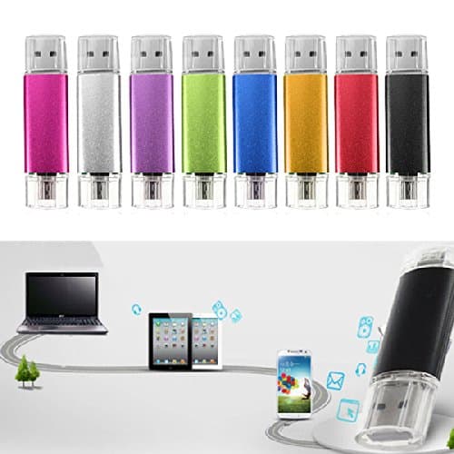 BestRunner(TM) Micro USB / USB 2.0 Flash Drive Memory Stick Pen 2 in 1 for OTG Phone PC Tablet 1G 2G 4G 8G 16G 32GB
