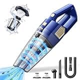 DBHAL Handheld Vacuum Cordless, 15000PA Powerful Suction Car Vacuum Cleaner Lightweight with Multi Accessories, Hand held Vacuum Cleaner Dust Busters Cordless Rechargeable for Car Home