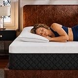 Firm Queen Memory Foam Mattress, 12" Gel-Infused Cooling Mattress, Spinal Support, Pressure Relief & Back Pain Relief, CertiPUR-US Certified, Fiberglass-Free, Motion Isolation, 365-Night Trial