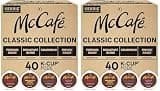 McCafe Classic Collection,-Serve Coffee K-Cup Pods,Classic Collection Variety Pack,40 Count (Pack of 2)