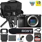Sony a6700 – APS-C Interchangeable Lens Camera with 26 MP Sensor, 4K Video, AI-Based Subject Recognition, Log Shooting, LUT Handling and Vlog Friendly Functions Pro Bundle