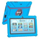 Contixo V8 7" Kids Tablet - 32GB Storage, Pre-Loaded Exclusive Ad-Free Content, Android, Parental Controls, Durable Kid-Proof Case, IPS Touch Screen, Dual Camera, WiFi, Ages 3-12, Gift - Blue