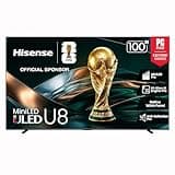 Hisense 100" U8 Series ULED Mini-LED 4K UHD Smart Google TV (100U8QG) - QLED, Native 165Hz, VRR 288, Up to LD5600, 5000 Nits, HDR10+, Dolby Vision IQ · Atmos, IMAX Enhanced, 4.1.2 Ch Audio