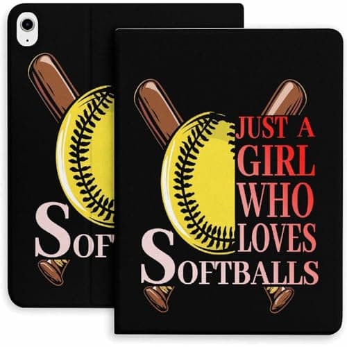 Softball Passion Case for iPad 9/10/11th Mini 5/4/3/2/1(7.9in) Mini 6(8.3in) Mini 7(8.3in),Air 4/5/6/7,Pro 11in(2021/2022/2024)