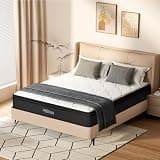 CHABATREE Full Size Hybrid Mattress, 12 Inch Mattress in a Box, Medium Firm with Individual Pocket Springs & High Density Foam, Fiberglass Free, Pressure Relief & Motion Isolation,White