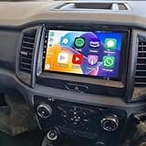 9" Touchscreen Car Radio for Ford Ranger 2015-2020 with Wireless CarPlay Android Auto with Bluetooth,GPS Navigation, FM/Audio Backup Camera 4+64G