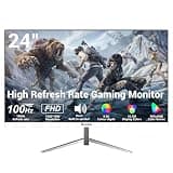 BUYRICH 24 Inch FHD 1080P 100Hz Computer Monitor, Built-in Speakers,VA Panel with 3000:1 Contrast, AMD FreeSync, HDMI Ports, HDR & Low Blue Mode, Ergonomic Tilt for Home Office
