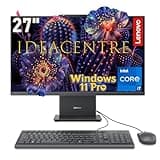 Lenovo IdeaCentre 27" All-in-One Desktop PC, Intel Core i7-13620H 10-Core 4.9GHz, 8GB DDR5 RAM, 512GB PCIe SSD, 5MP Webcam, Harman Audio, WiFi 6, Windows 11 Pro, Luna Grey AIO 27