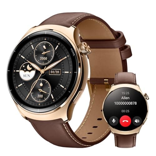 mibro Lite3 Pro Smart Watch for Men Women Answer/Make Call, 1.32" Fitness Tracker, 5ATM Waterproof and 150+ Sports Modes, GPS, 15 Days Daily Battery Life (Rose Gold)