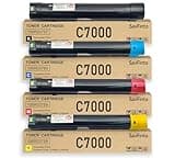 SavFinto VersaLink C7000 Toner Cartridge High Yield Compatible 106R03757 106R03758 106R03759 106R03760 Replacement for Xerox VersaLink C7000 C7000N C7000DN Printer (4 Pack, Black Cyan Magenta Yellow)