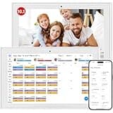 Digital Calendar, 10.1-inch Smart Wall Planner Electronic Calendar & Chore Chart, Smart Touchscreen Interactive Display for Family Schedules, Organize Your Daily & Family Routines, Desk & Wall Mount