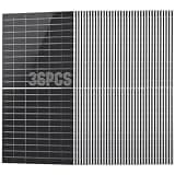 ECO-WORTHY 36PCS 590W Solar Panels N-Type Bifacial Half-Cut Monocrystalline, 23.23% High Conversion Efficiency for Home Rooftop, RV, Boat