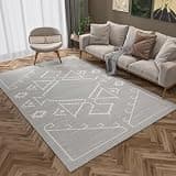 sunbiaouk Electric Heated Area Rug, Heated Floor Mats Under Desk, Floor Heater for Office, Living Room, Dining Room, Study Room, Playroom
