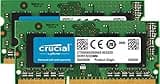 Crucial Technology 16GB kit (8GBx2), 204-pin SODIMM, DDR3 PC3-10600,