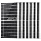 ECO-WORTHY 30PCS 590W Solar Panels N-Type Bifacial Half-Cut Monocrystalline, 23.23% High Conversion Efficiency for Home Rooftop, RV, Boat