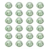 Omquot 24pcs Christmas Green Hollow Bell 40mm Decorative Iron Craft Bells for DIY