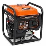 4500W Open Frame Pure Sine Wave Inverter Generator, 30A, 50% Quieter, 56lbs, EPA Certified Gas Powered