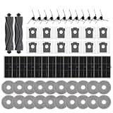 Compatible with Dreame L40Ultra X40Ultra L30s Pro Ultra Heat L10s Ultra Gen3 MOVA P50 Pro Ultra P10 Pro Ultra Filter Mop Bag Main Side Brush(60pcs Set)