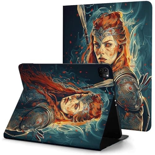 Askdfdf Vikings Woman Warrior Case for iPad Pro 11 Inch Case 2020(2nd Gen)