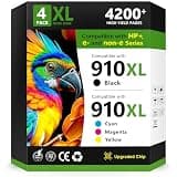 COMBUY 910XL Ink Cartridges Combo Pack Replacement for HP 910XL 910 XL Work for HP 8025e 8022e 8015e 8028e 8035e 8020 8022 8025 8035 Printer, 4 Pack