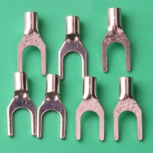 Udith crimp car auto connectors terminals copper wire cable lug spade 50pcs ut1.25-4s automotive electrical SNB1.25-4S