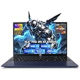 NIMO Light-Gaming-Laptop, AMD Ryzen 7 8745HS (8C/16T) 16GB DDR5 512GB SSD, Radeon 780M, 75WH 100W PD 15.6” FHD Backlit KB, Fingerprint, WiFi 6E, Business Laptops for Video Editing Creator