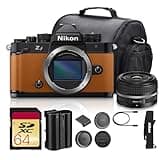 Nikon Zf Mirrorless Camera with NIKKOR Z 40mm f/2 (SE) Lens (Orange) 24.5MP Full-Frame Sensor, 4K Video, 5-Axis IBIS Bundle with Bag + 64GB Memory Card