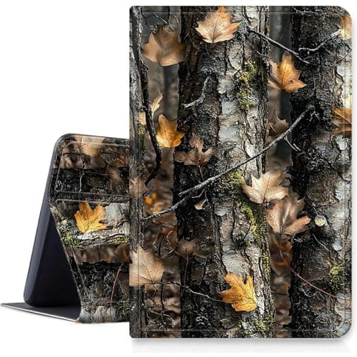 DIGTIALL Case for Samsung Galaxy Tab S11 2025 11.0" SM-X730/X736,Ultra Slim PU Leather Smart Cover with Multi-Angle Viewing Stand,Auto Sleep/Wake Protective Folio Shell,Camouflage Tree Branches