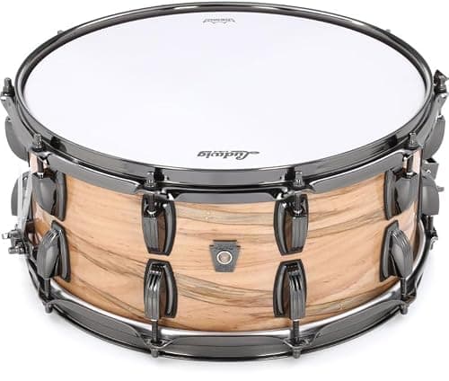 Ludwig Classic Maple Exotic Snare Drum - 6.5 inches x 14 inches, Natural Ambrosia Maple