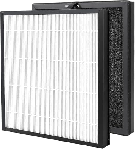 2-Pack HAP605 Replacement Filter, Compatible with FreAire HAP605 HAP607 & XenonLab HAP605 HAP607 Air Purifier, 3-in-1 HEPA + Activated Carbon, Efficient Home Air Filtration