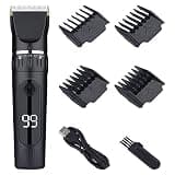 WTYBRMYO Hair Clipper Professional Cordless Elects for Men(Black)
