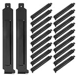 jojofuny 40pcs PCI Blanking Plate, PCIe Slot Cover Bracket for Computer Case, GPU Slot Covers for Home Office PC Case Setups Black
