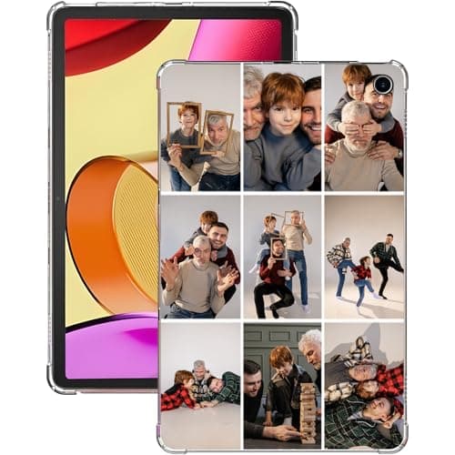 Compatible with Amazon Kindle Fire Max 11 Tablet Personalized Case(13th Generation, 2023 Release) 11" Lightweight Transparent Soft TPU Shockproof Reinforced Corner Cover (Shockproof, FireMax11-9 Pic)
