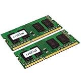 Crucial 4GB kit (2GBx2), 204-pin SODIMM, DDR3 PC3-8500,