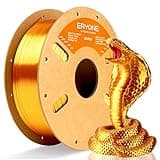 ERYONE Silk PLA Filament for 3D Printer 1.75mm +/- 0.03mm, Shiny Filament 1kg (2.1lbs)/Spool, Liquid Gold